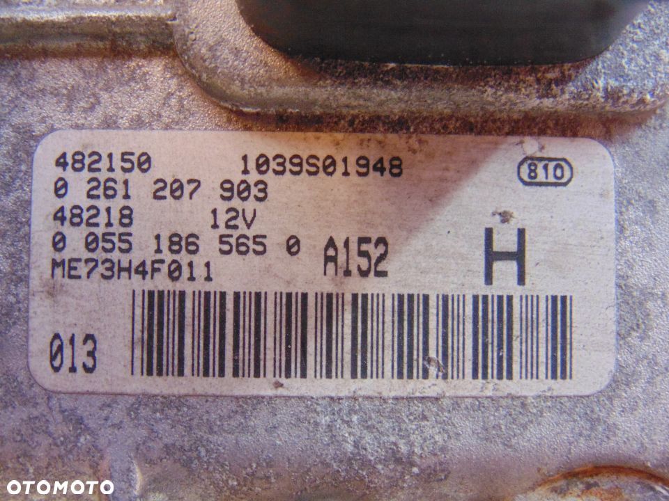 KOMPLET komputer sterownik silnika 0261207903 Fiat Punto 2 II 1.2 16V - 3