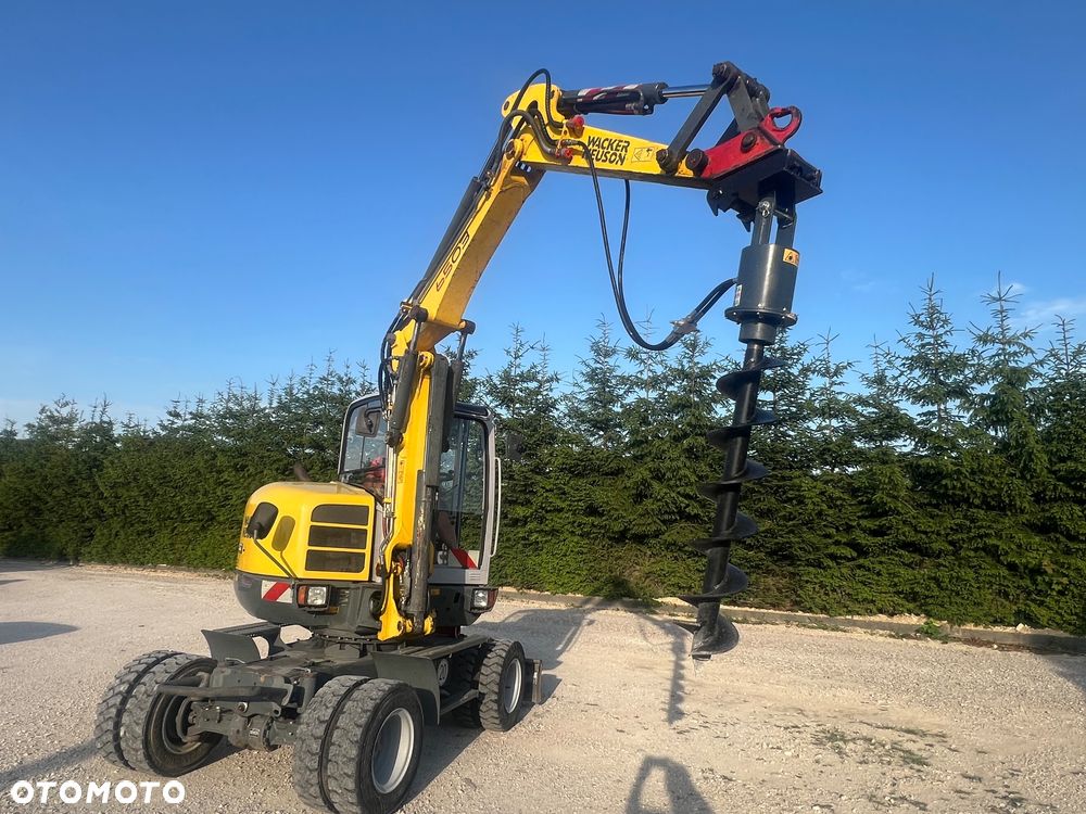 Wacker Neuson Koparka Kołowa 6 TON Wacker NEUSON 6503 -2 Pług Ramię Long 3 Łamane POWERTILT Lenhoff Klimatyzacja łyżki przedsiębierne MS03 6503 ew65 wiertnica łuparka widły grabie - 5