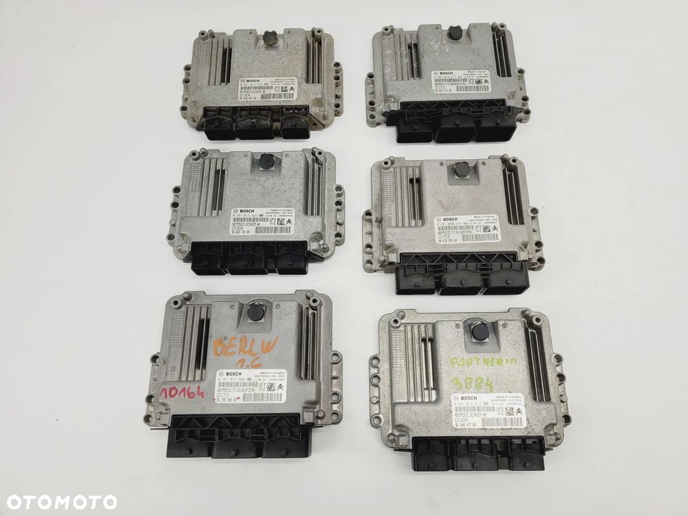 STEROWNIK SILNIKA KOMPUTER PEUGEOT PARTNER CITROEN BERLINGO III 2008-2018 CZĘŚCI - 1