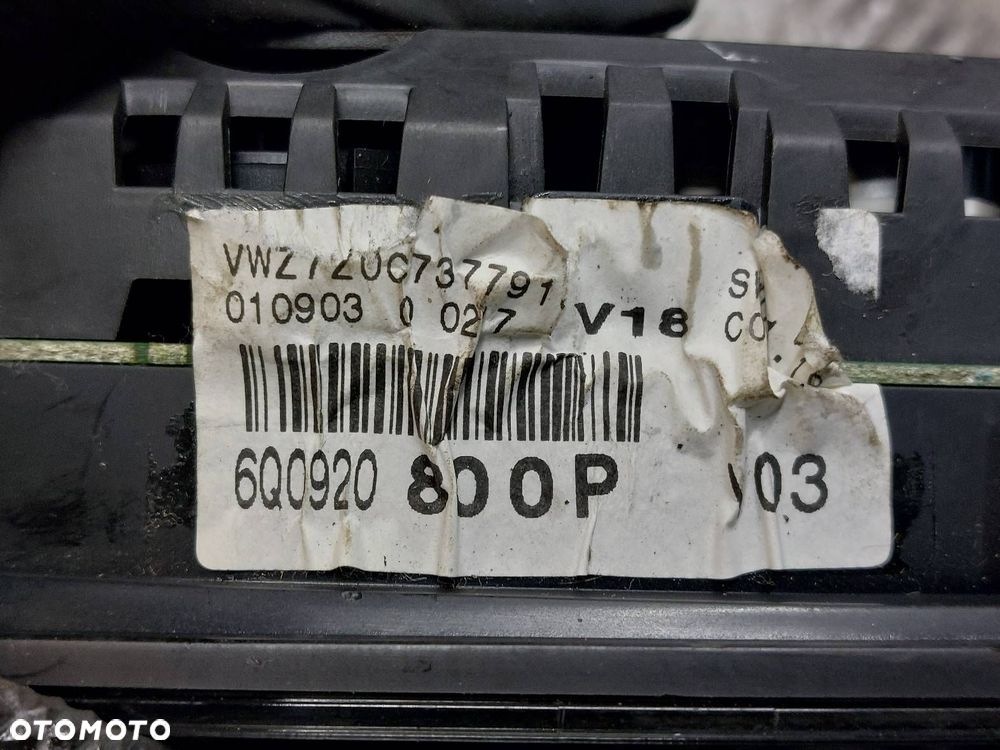 ZESTAW STARTOWY VOLKSWAGEN POLO IV 1.2 6V 03D906032T 6Q1937049C - 8