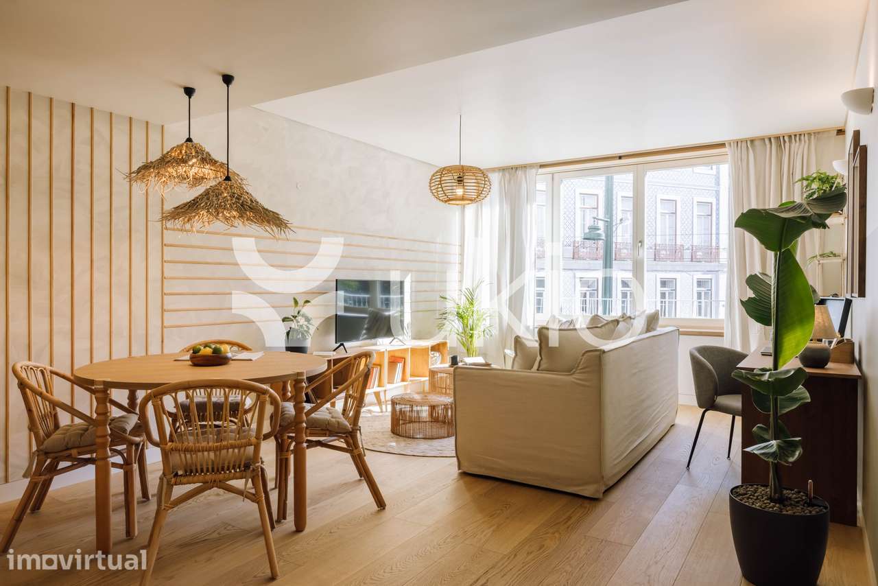 Apartamento T2 com terraço e piscina em Santos-o-Velho - Madragoa - Grande imagem: 2/25