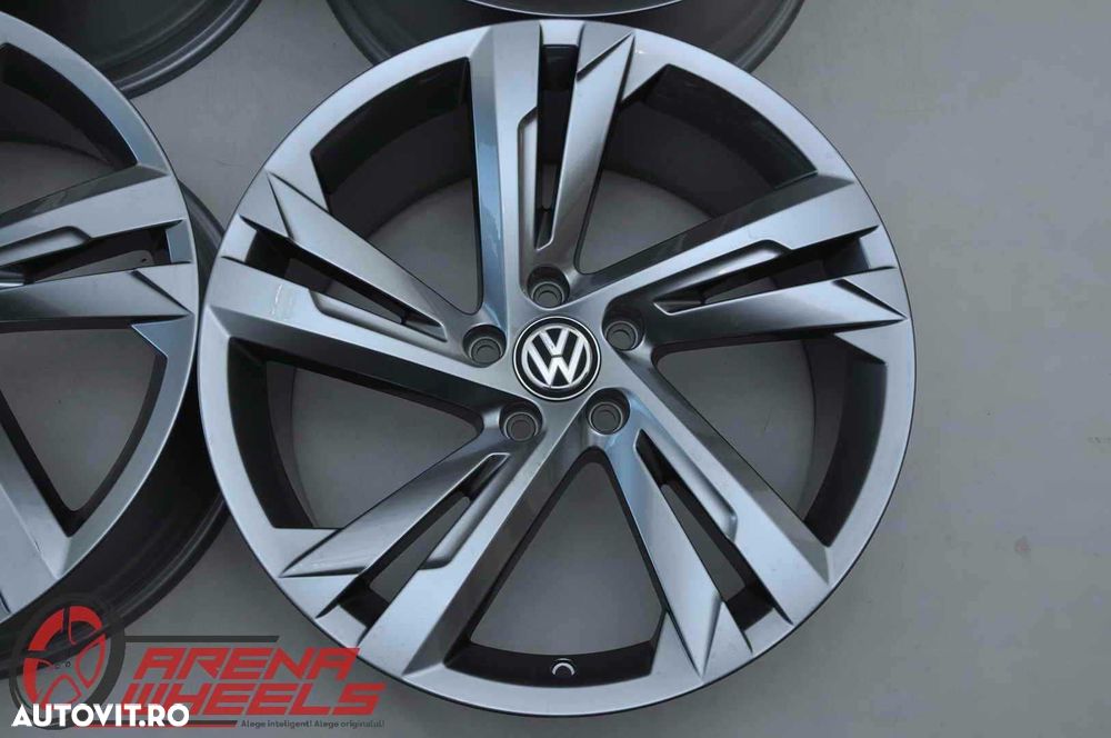 Jante Noi 19 inch Originale VW Tiguan 2 5NA ET38 R19 Gri Antracit - 4