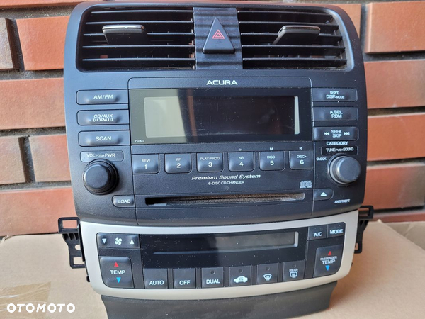 HONDA ACURA TSX RADIO PANEL NAWIEWU 39-175-SEC-L010