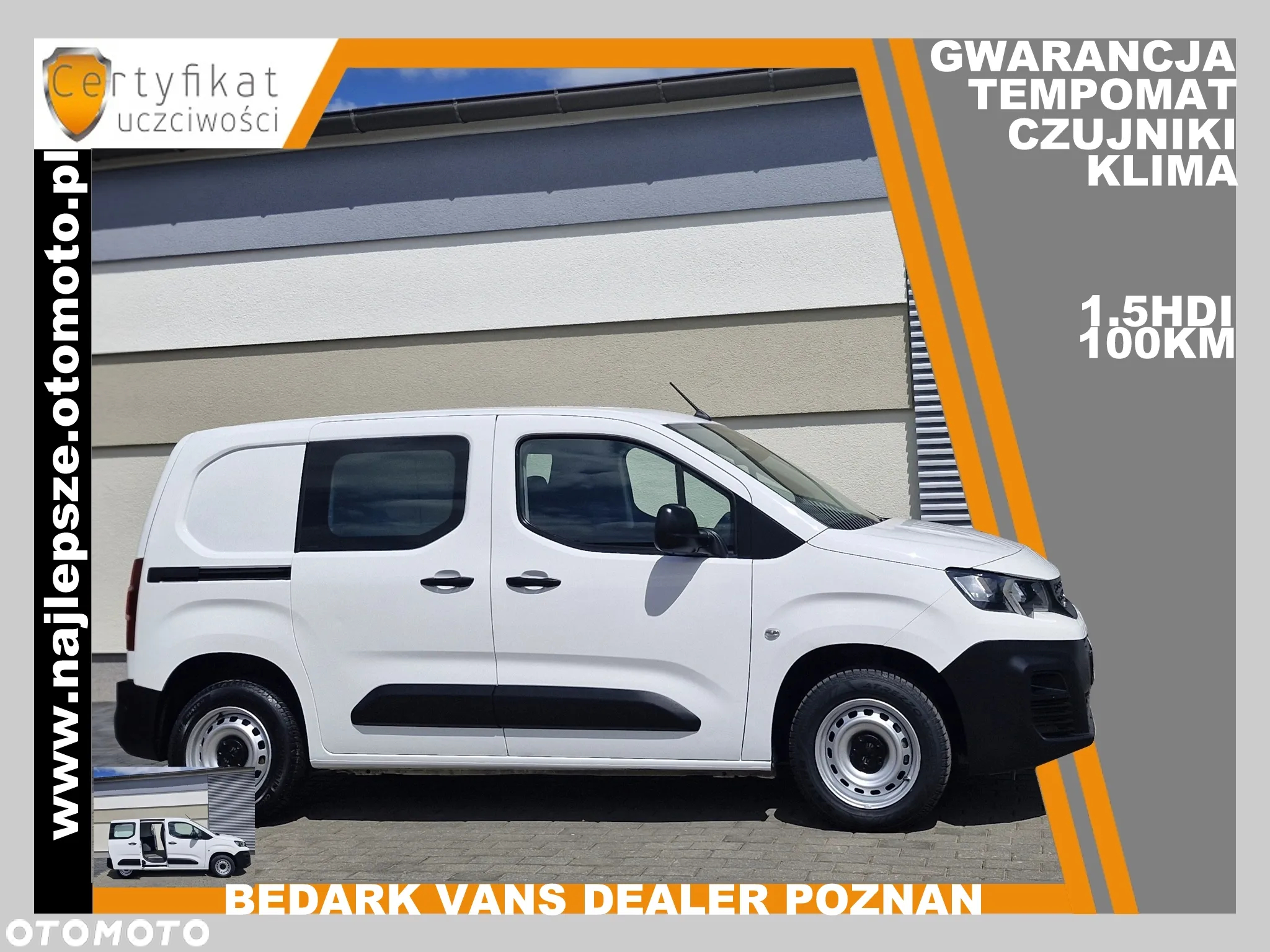 Citroën Berlingo, 2020 XII, klima, tempomat, czujniki - 3