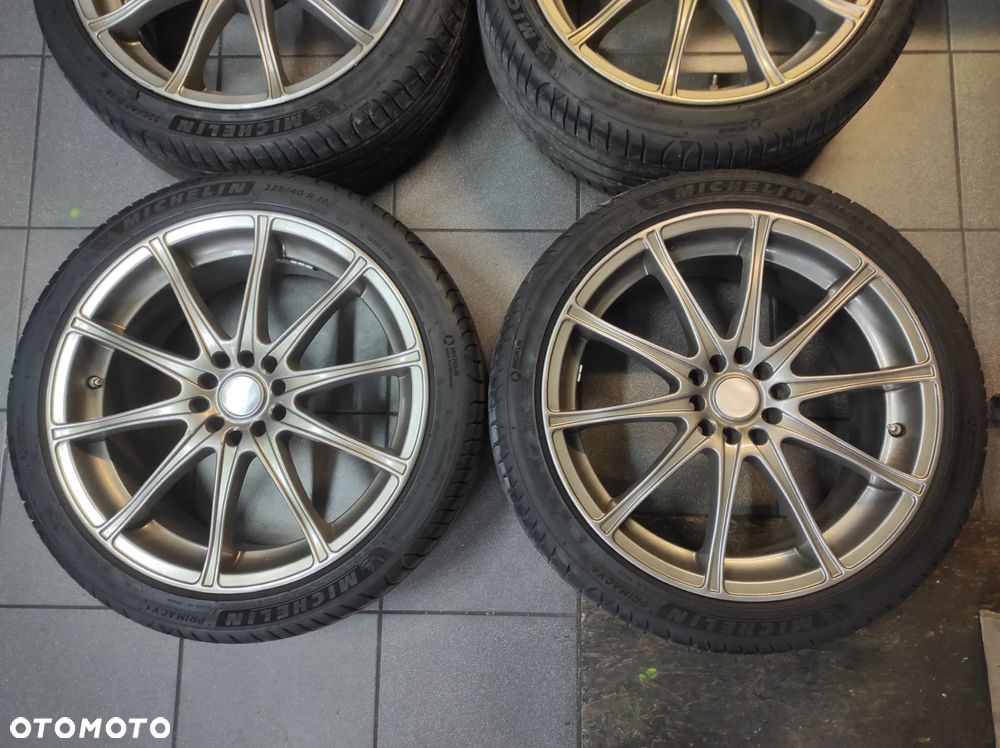 FELGI OPONY KOŁA ALUFELGI 5X100 5X112 7.5J R18 ET45 225/40/R18 2022ROK LATO MICHELIN KOMPLET VW AUDI SEAT SKODA WYSYŁKA !!!! - 9