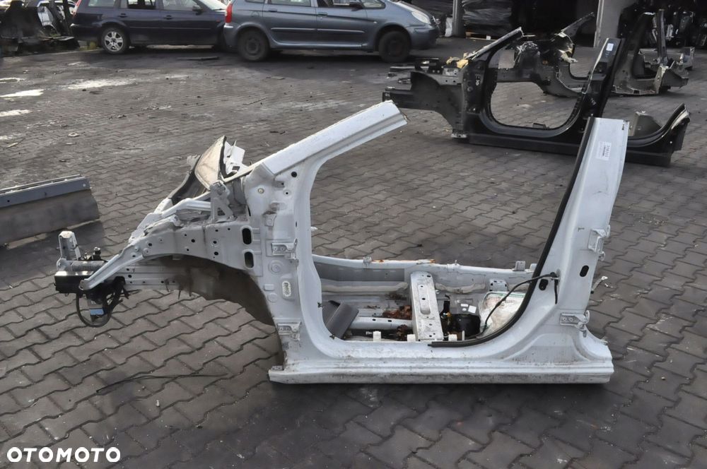 NISSAN MICRA V K14 ĆWIARTKA PODŁUŻNICA LEWY PRZÓD +PRÓG SŁUPEK LAKIER TEQNC - 1