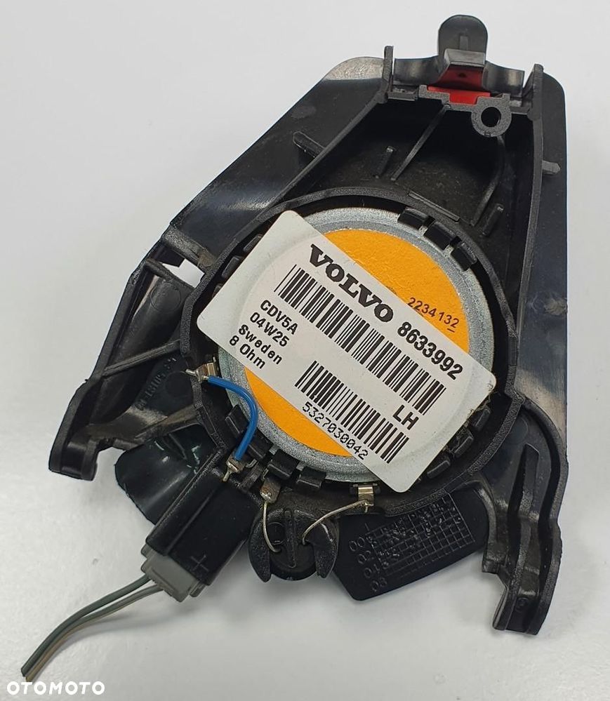 GŁOŚNIK WYSOKOTONOWY LEWY VOLVO V70 II 8633992 - 2