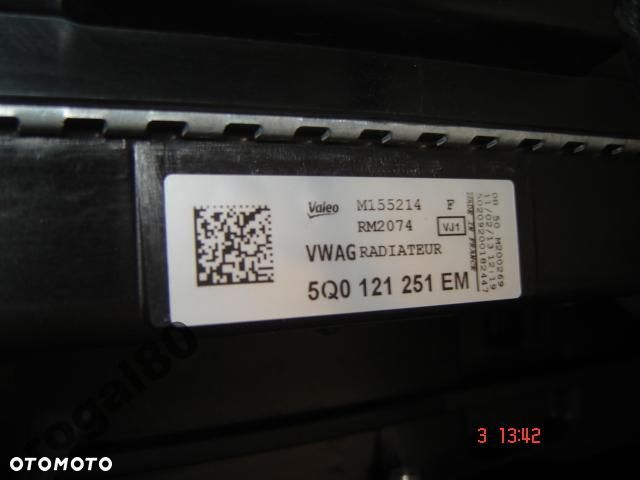 VW GOLF VII 7 MODEL KOMPLET CHŁODNIC PAS PRZEDNI - 5