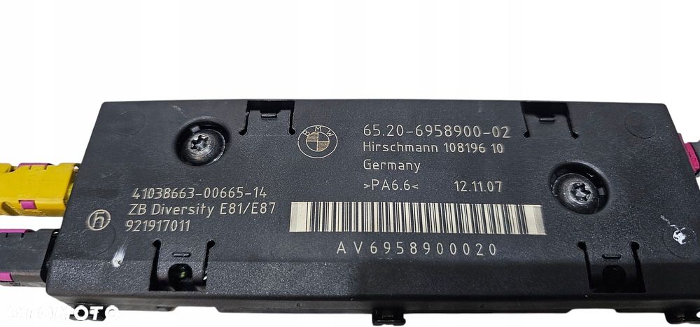 Bmw E81 E87 Moduł Sterownik Wzmacniacz Anteny Diversity 868 Mhz 6958900 - 7