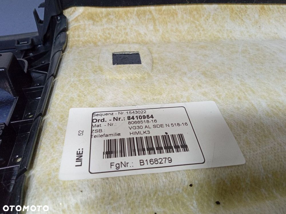 BMW 5 G30 PODSUFITKA CZARNA ALCANTARA SZYBERDACH - 6