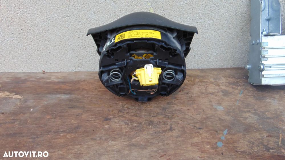 Airbag volan-airbag pasager Volkswagen Transporter T5 facelift 2.0 diesel an 2009-2015 cod 7E0880201Q/7H1880202C - 3