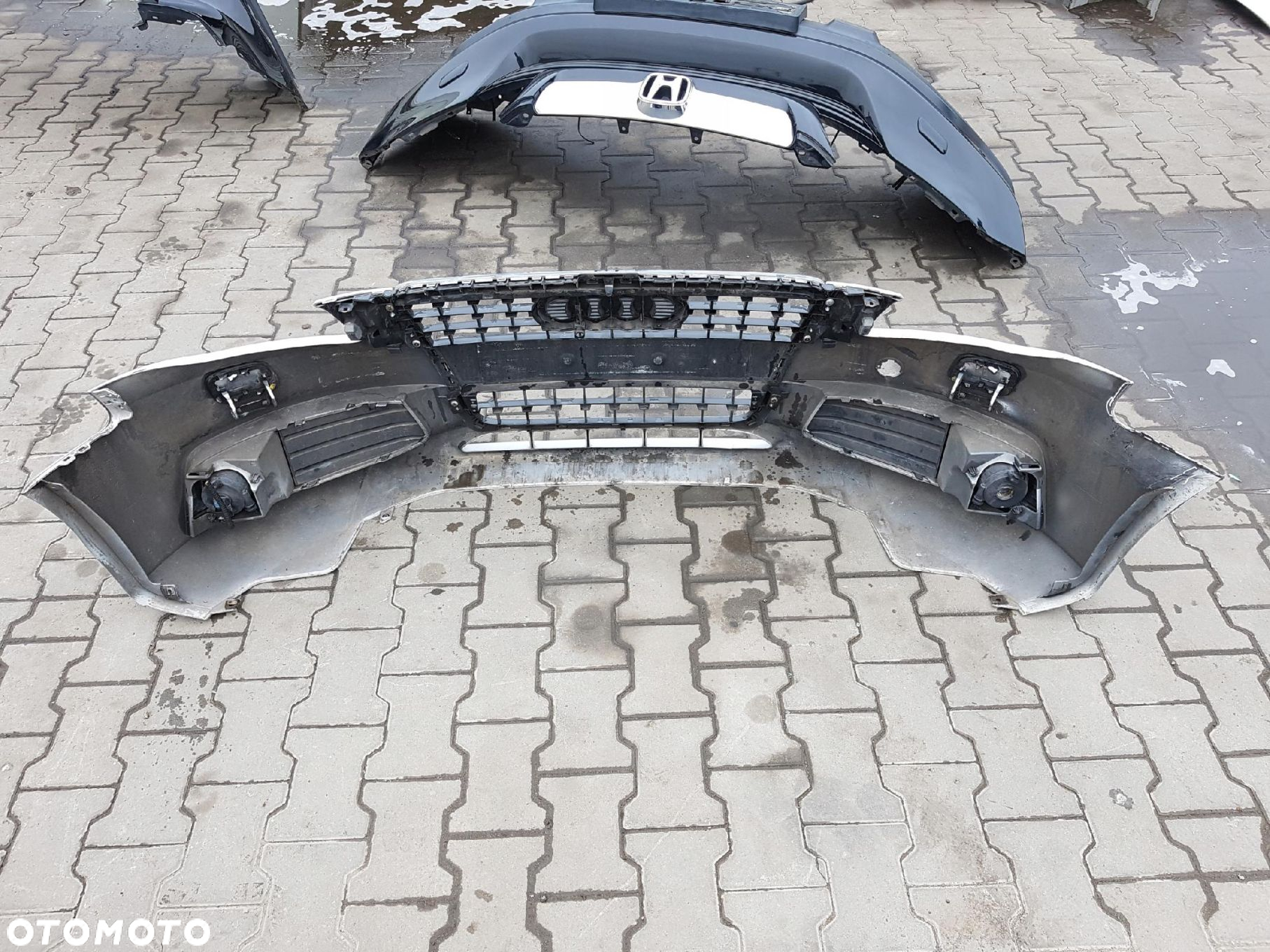 AUDI A4 B8 08-11r ZDERZAK PRZÓD PRZEDNI GRILL - 12