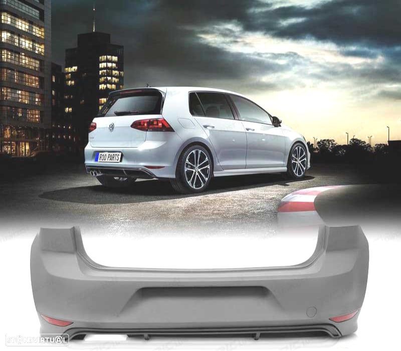 PARA-CHOQUES TRASEIRO VOLKSWAGEN VW GOLF 7 12-17 LOOK GTD - 1