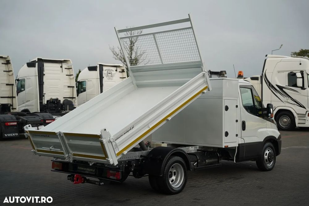 Iveco DAILY 35-160 / BASCULABILĂ - 2,9 M / BENĂ DIN OȚEL / ROȚI SPATE DUBLE / MANUALĂ / IMPORT - 7