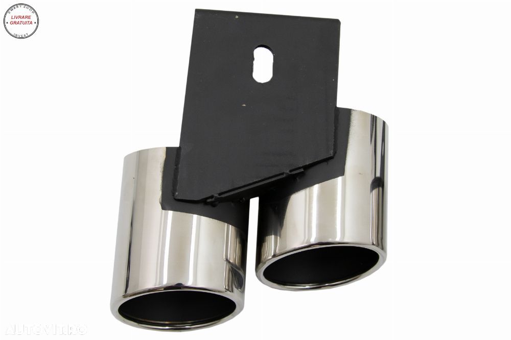 Ornamente Evacuare Audi A4 B8 B9 (2009-up) S4 Quad Design- livrare gratuita - 12