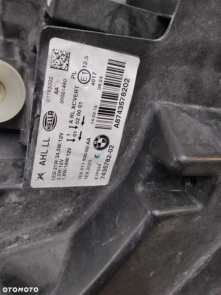 Lampa prawa Full Led adaptive BMW F20 F21 lift Europa - 3