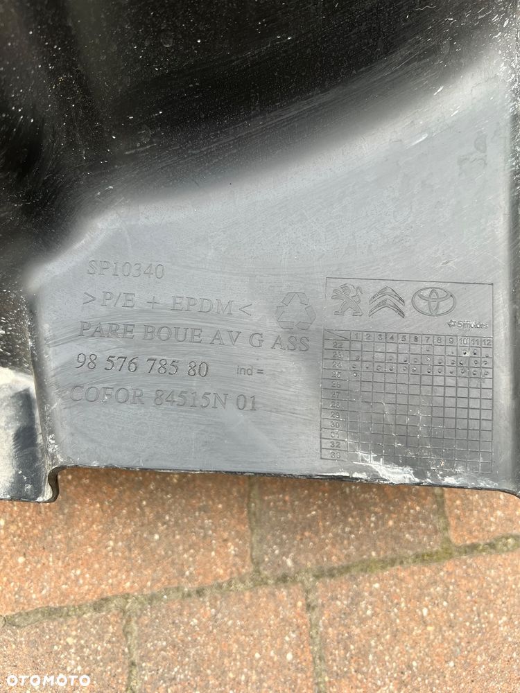 NADKOLE LEWY PRZÓD TOYOTA PROACE CITROEN JUMPY EXPERT III 23- LIFT 9857678580 - 5