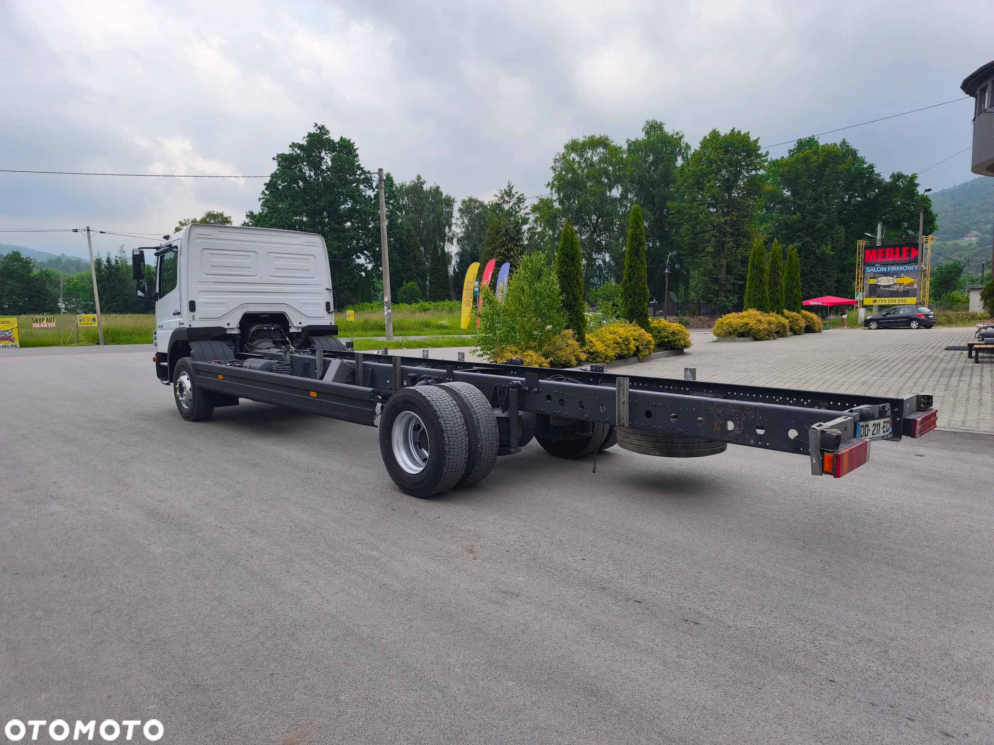 Mercedes-Benz Atego 1629  rama do zabudowy poduszka obsługa silnika - 8