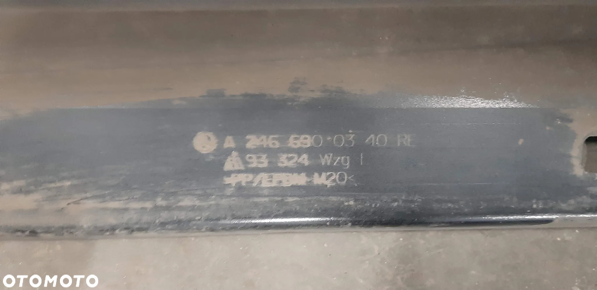 Listwa progowa prawa A2466900340 Mercedes B-Klasa W246 - 6