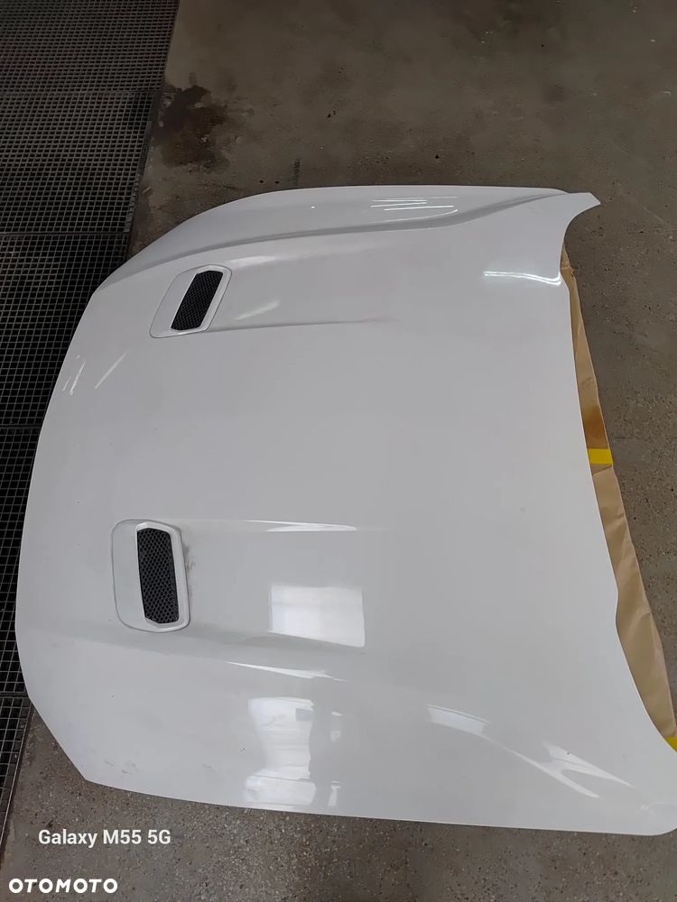 Maska pokrywa silnika zderzak przedni Mustang MK6 polift fartuch prawy górny Oem, listwy nakładki progowe - 5