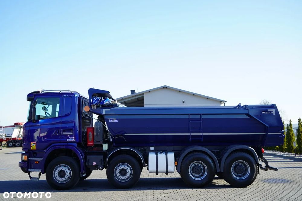 Scania G 490 / 8x4 / WYWROTKA TYLNOZSYPOWA /  HYDROKLAPA / PLANDEKA AUTOMATYCZNA / AUTOMAT / EURO 6 - 9