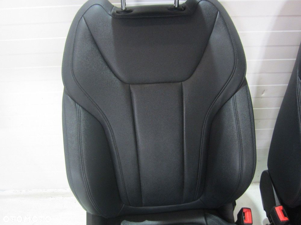 BMW X3 G01 FOTELE KANAPA BOCZKI SKÓRA WNĘTRZE CZARNE K8SW IMITATION LEATHER - 12