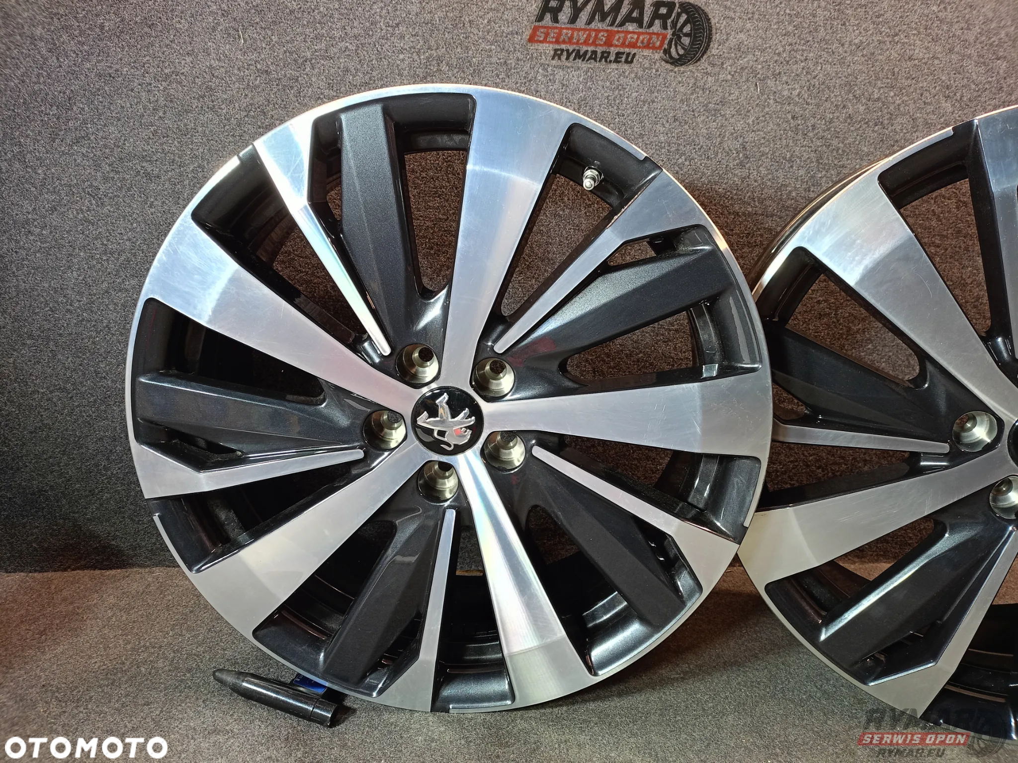 ŚLĄSK ALUFELGI 7.5X19" 5X108 ET42 OE PEUGEOT CITROEN ORYGINAŁ KOMPLET - 2