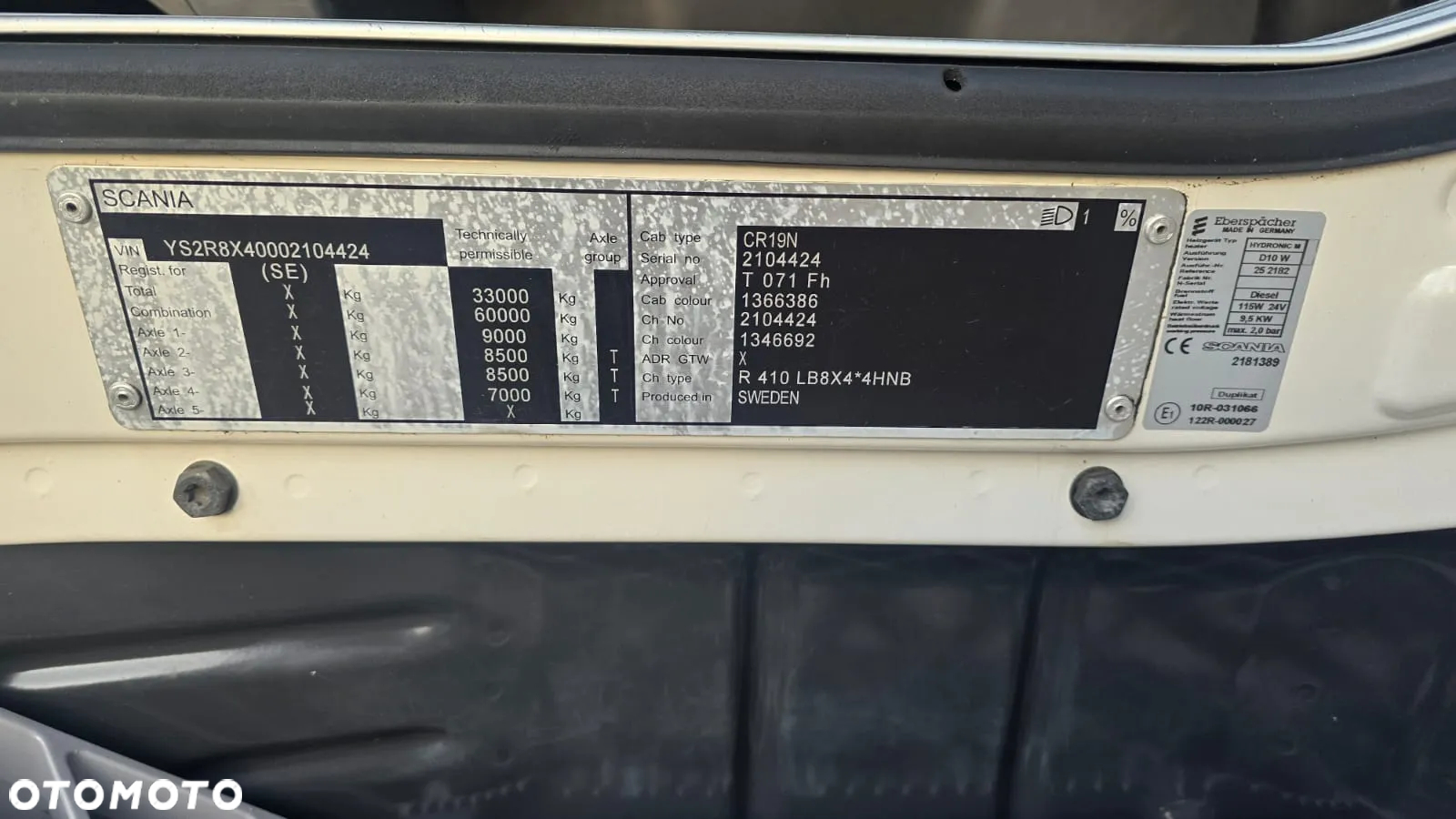 Scania R410 Euro 6 bez EGR 8x4 super stan! do zabudowy laweta beczka wywrot świeży import! - 19