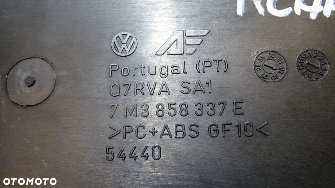 SCHOWEK PASAŻERA GÓRNY SEAT ALHAMBRA 1.9 TDI 7M3858337E - 4