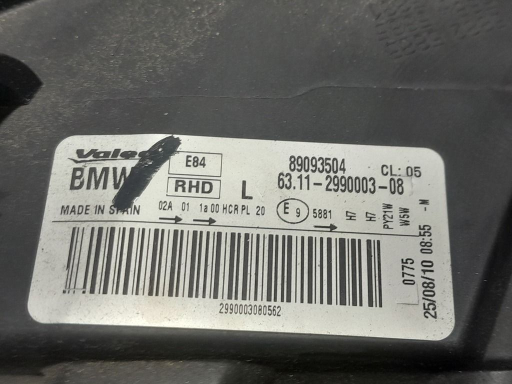 Far Stanga BMW X1 E84 2009 - 2012 SUV 4 Usi (1110) Cu lupă 89093504 - 4