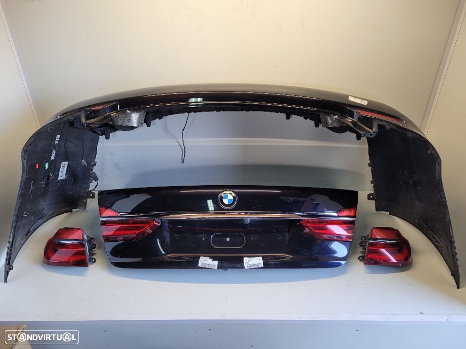 Acessórios Traseira BMW 7 G11/G12 PACK M (Para choques completo, mala, farolins, cromados) - 1