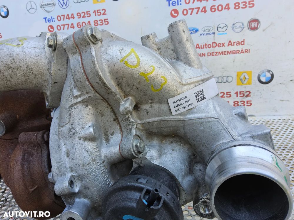 Turbine Renault Master 2.3 biturbo Opel Movano turbina 2.3 Nissan Navara d23 cod 8201393211euro 5 euro 6 - 2