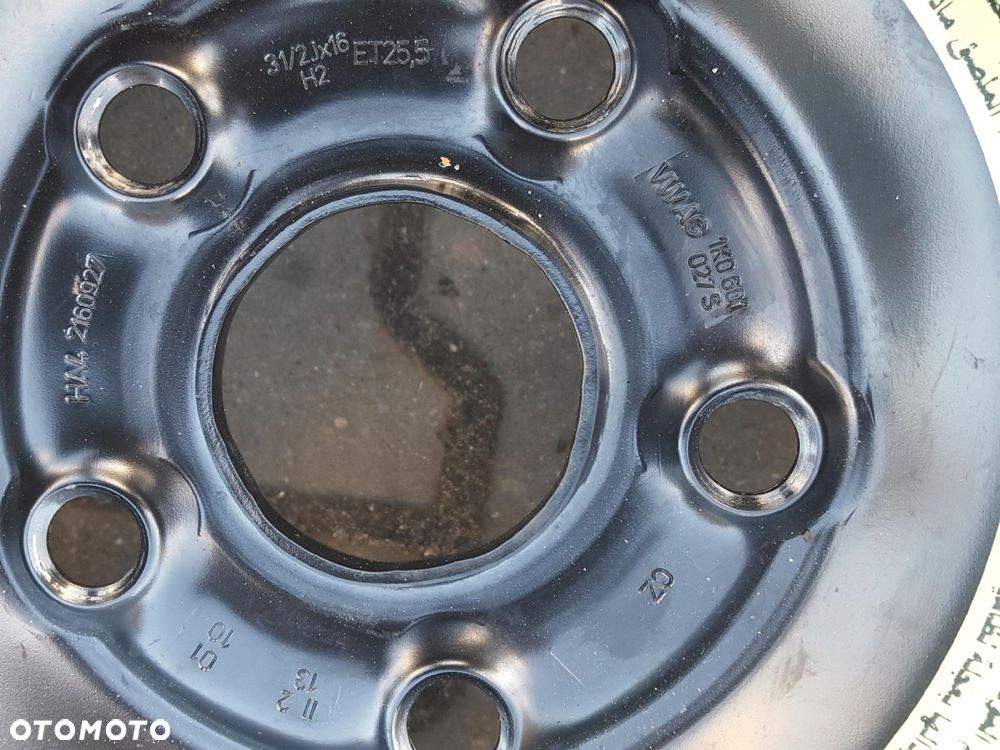 SEAT ALTEA LEON II A3 8P KOŁO DOJAZDOWE 16 5X112 LEWAREK - 8