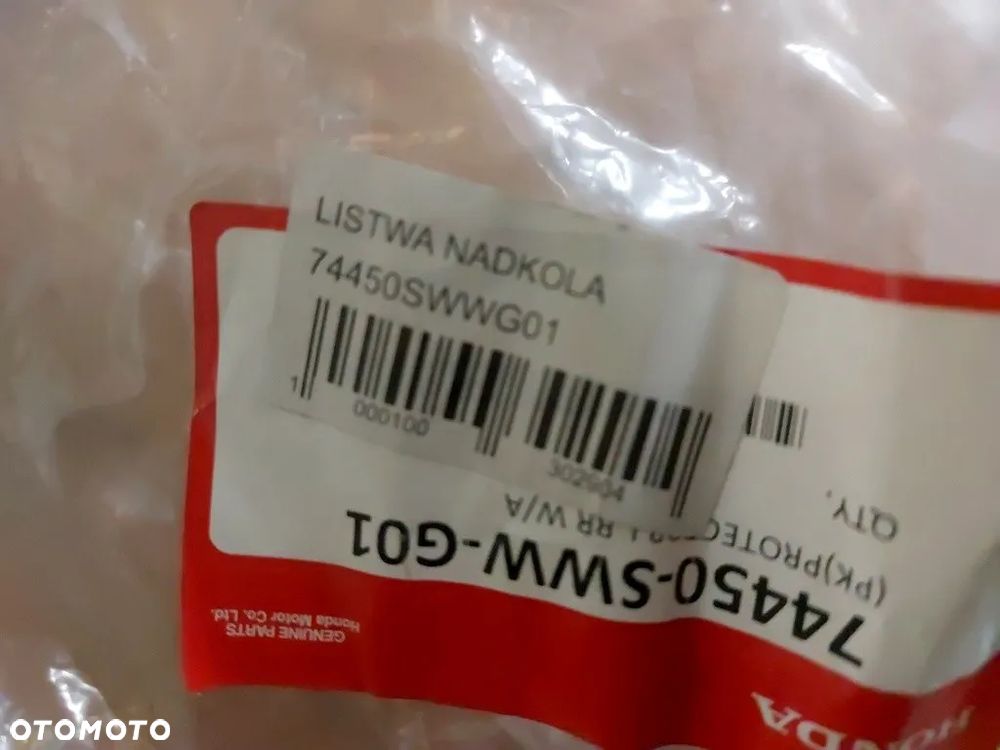 Listwa błotnika lewy tył pasuje do Honda CR-V - 3