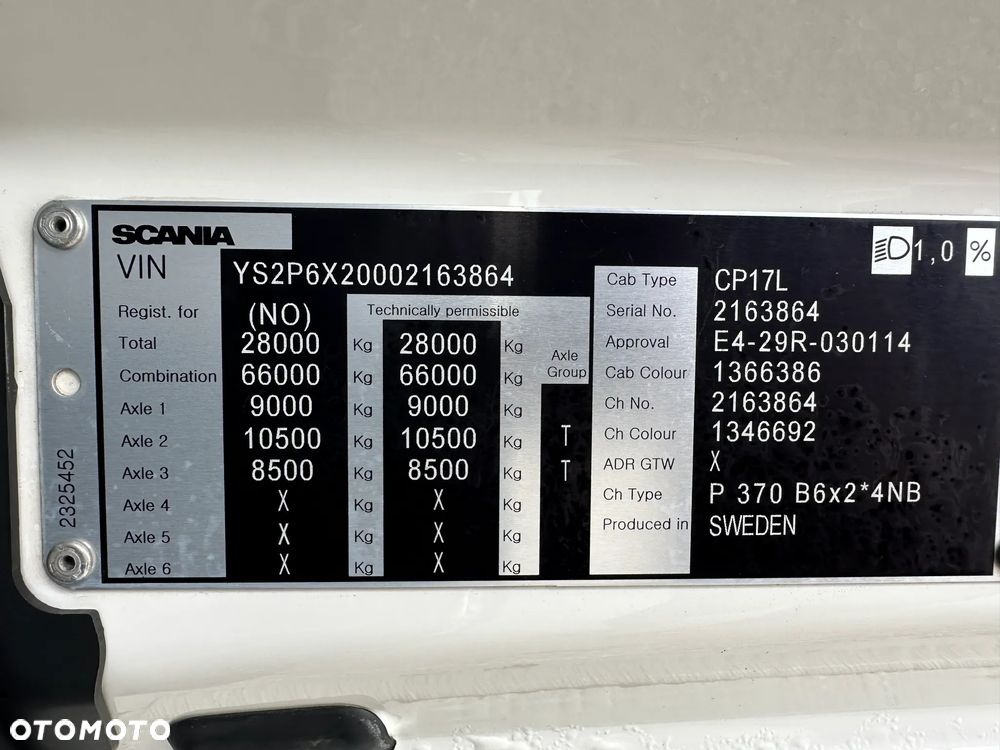 Scania P370 6X2*4 EURO6 + TERMO KING - 31