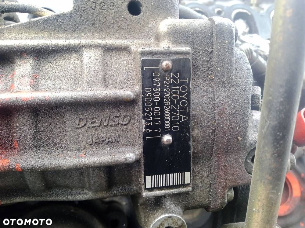 SILNIK 1CD + POMPA WTRYSKOWA TOYOTA COROLLA E12 - 4