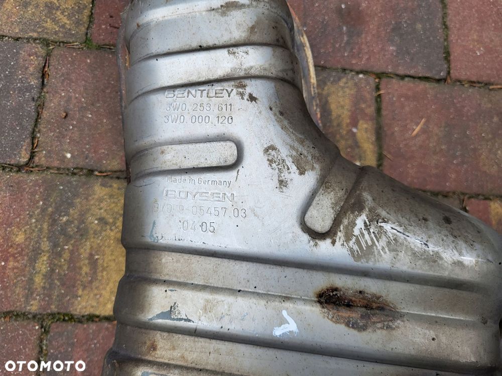 tlumik koncowy prawy lewy bentley continental gt - 2