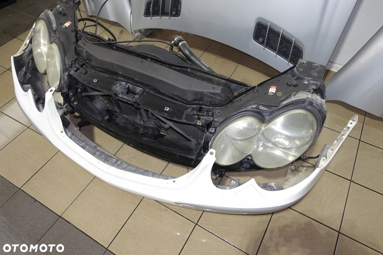 Mercedes R230 SL SL500 przód maska zderzak pas przedni wzmocnienie - 5