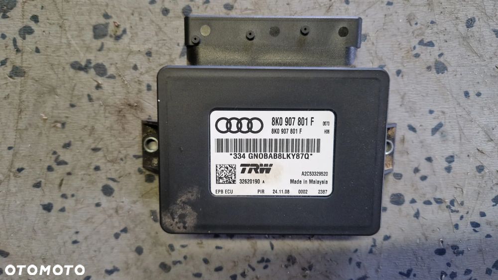 AUDI A4 B8  MODUŁ HAMULCA RĘCZNEGO 8K0907801F - 1