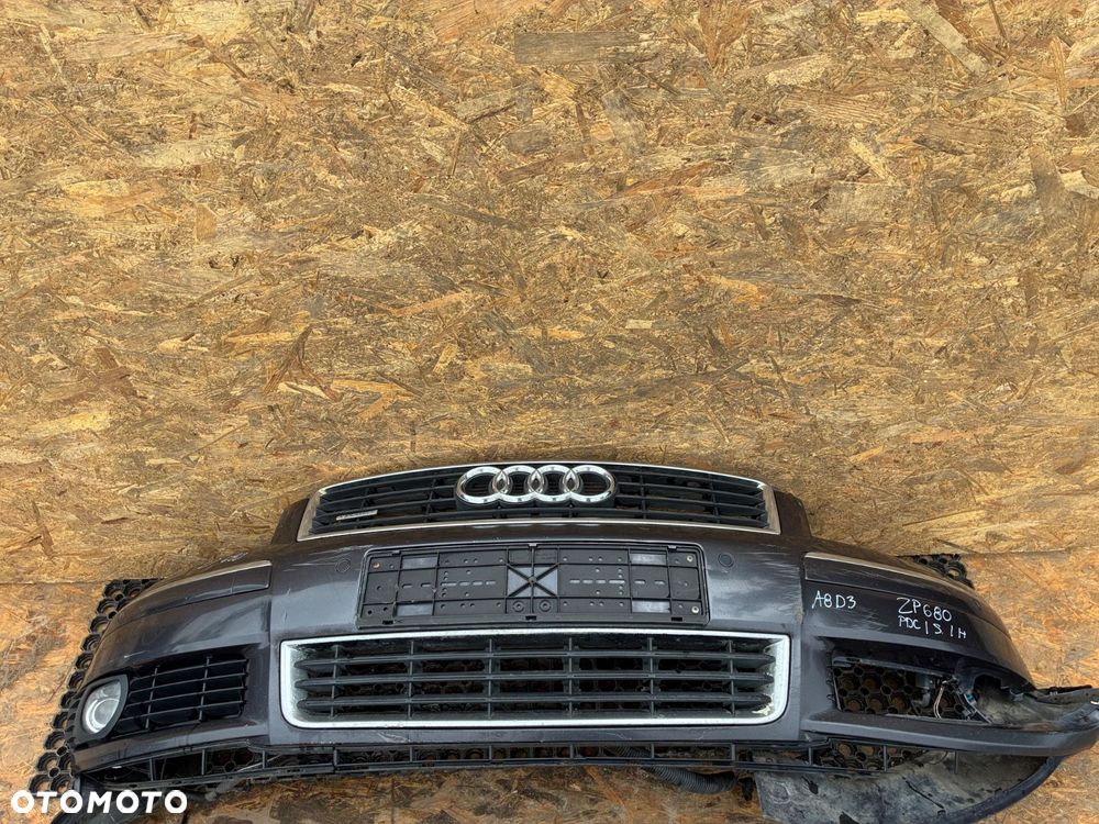 AUDI A8 D3  ZDERZAK PRZÓD  PRZEDNI  HALOGEN KOMPLET PDC SPRYSK HALOGEN - 1