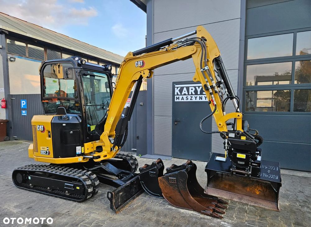 Caterpillar MINIKOPARKA CAT CATERPILLAR 302.7 302.7CR302 302.7 CR 303 304 2023R. DEMO ROTOTILT - 1