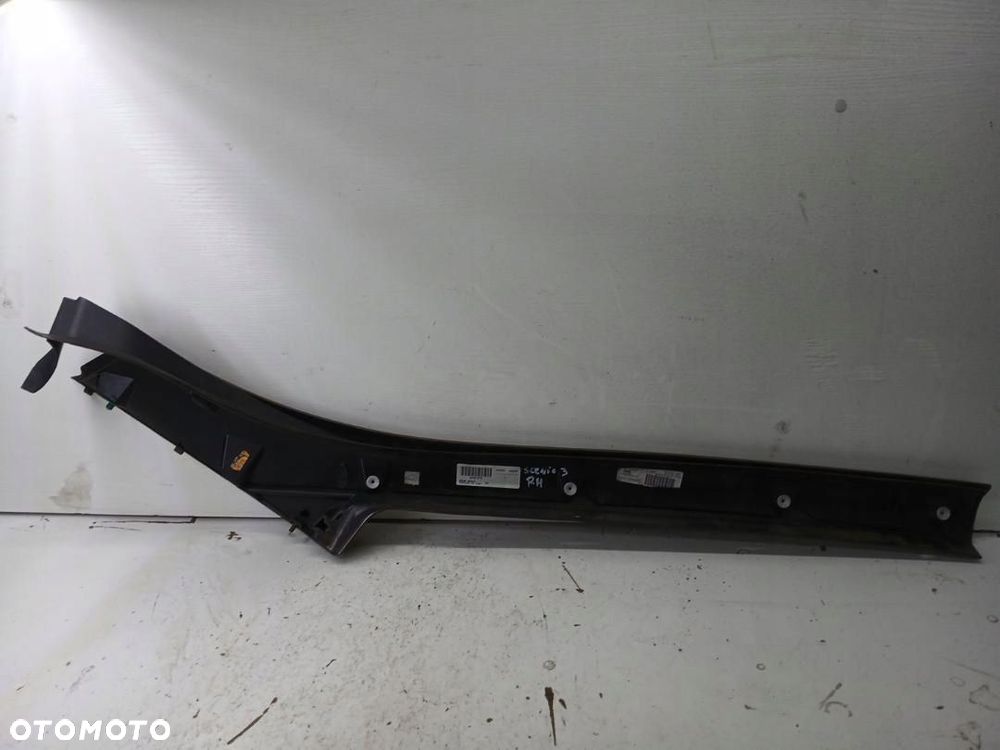 LISTWA SZYBY CZOŁOWEJ PRZEDNIA PRAWA RENAULT SCENIC III TECNB 40127278 - 4