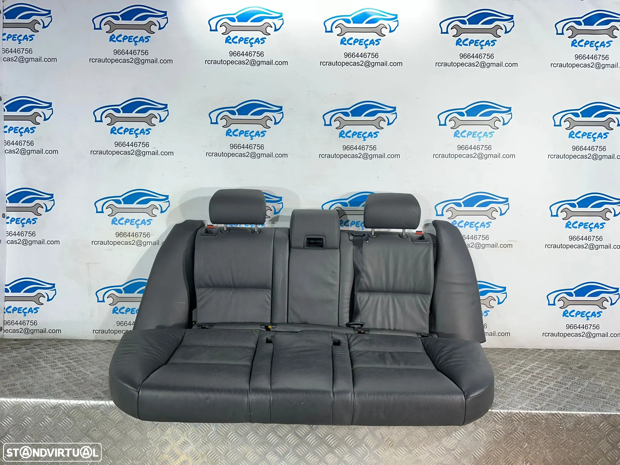.Conjunto Bancos Pack M Pele Eletricos Frente Frontais Tras Traseiros Originais BMW Serie 5 E61 Touring 2003 - 2010 - 5