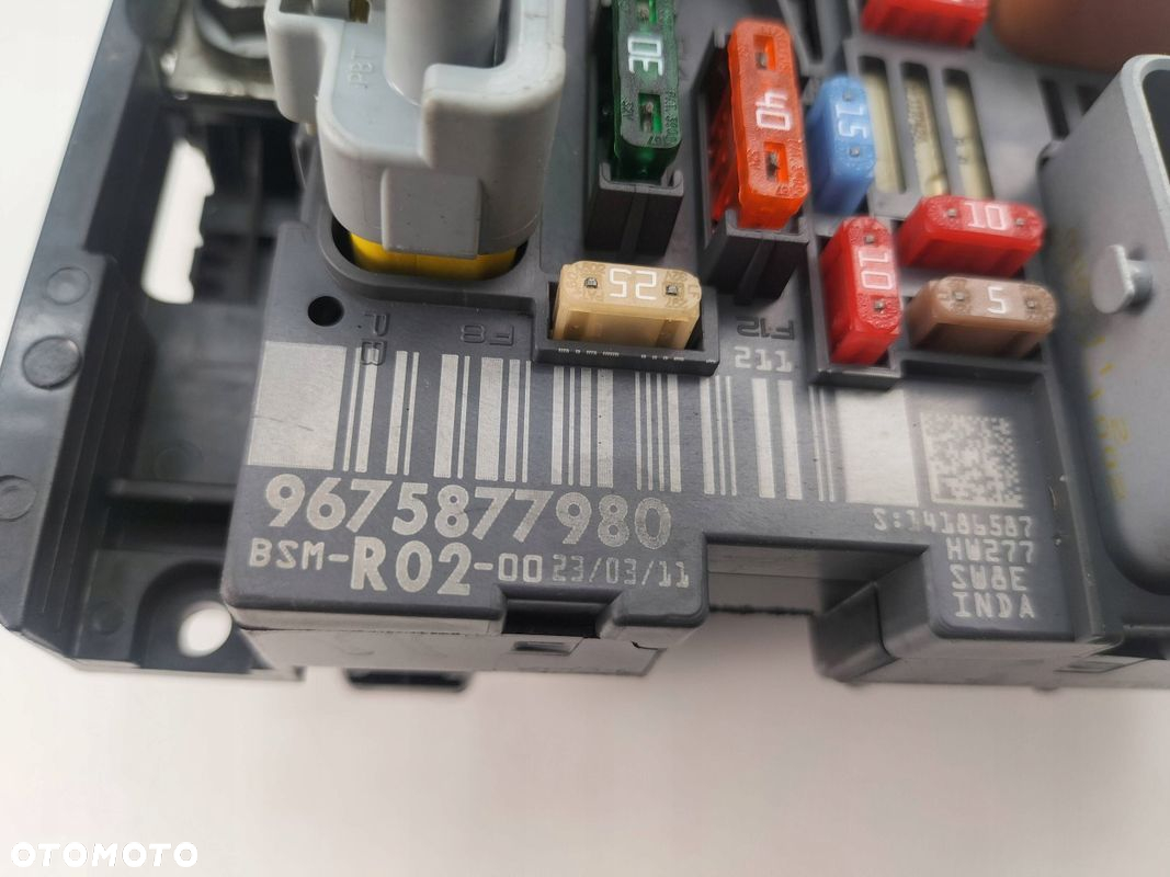MODUŁ STEROWNIK BSM CITROEN C5 PEUGOT 9675877980 R02 - 3