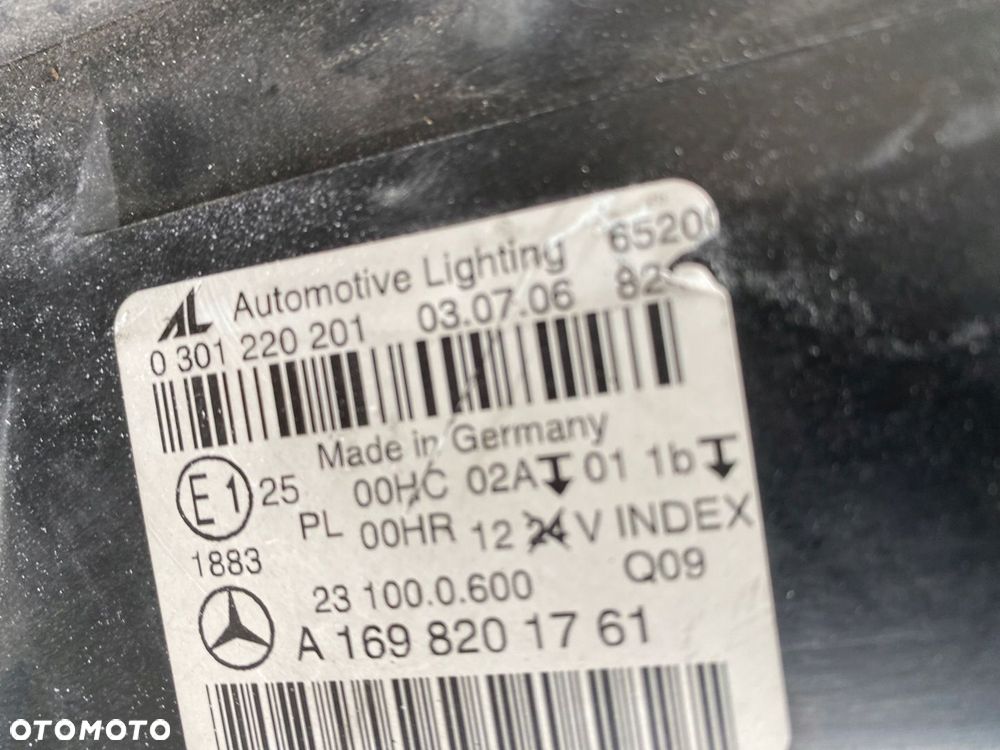 lampy B klasa w245 komplet eu całe - 6