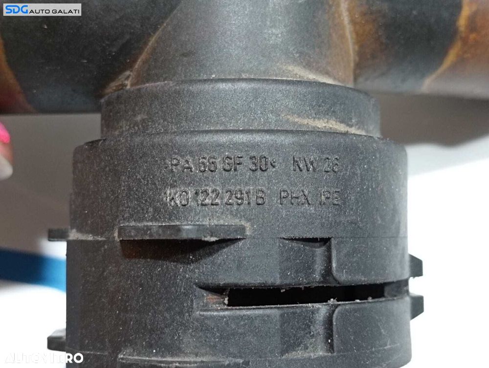 Tub Tubulatura Cot Flansa Lichid Racire Volkswagen Golf 6 1.2 TSI 2008 - 2014 Cod 1K0122291B [M6990] - 2