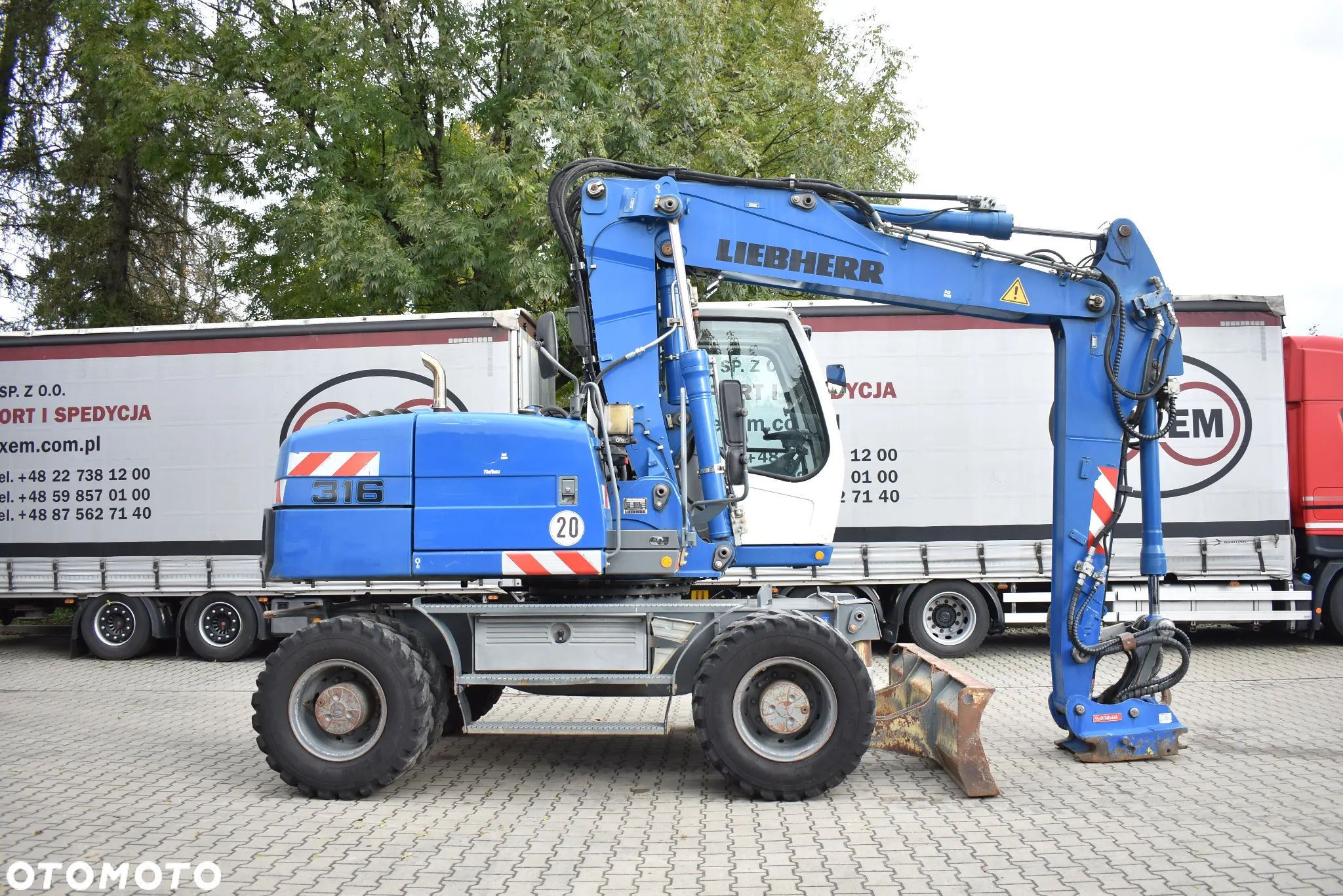 Liebherr 316 Koparka kołowa 18 T. / Klimatyzacja/ Szybkozłącze/ 11.200 Mth/  Stan perfekcyjny ! - 7