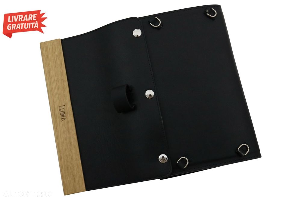 Geanta cu Clapeta Interschimbabila Lemnia Play Negru- livrare gratuita - 8