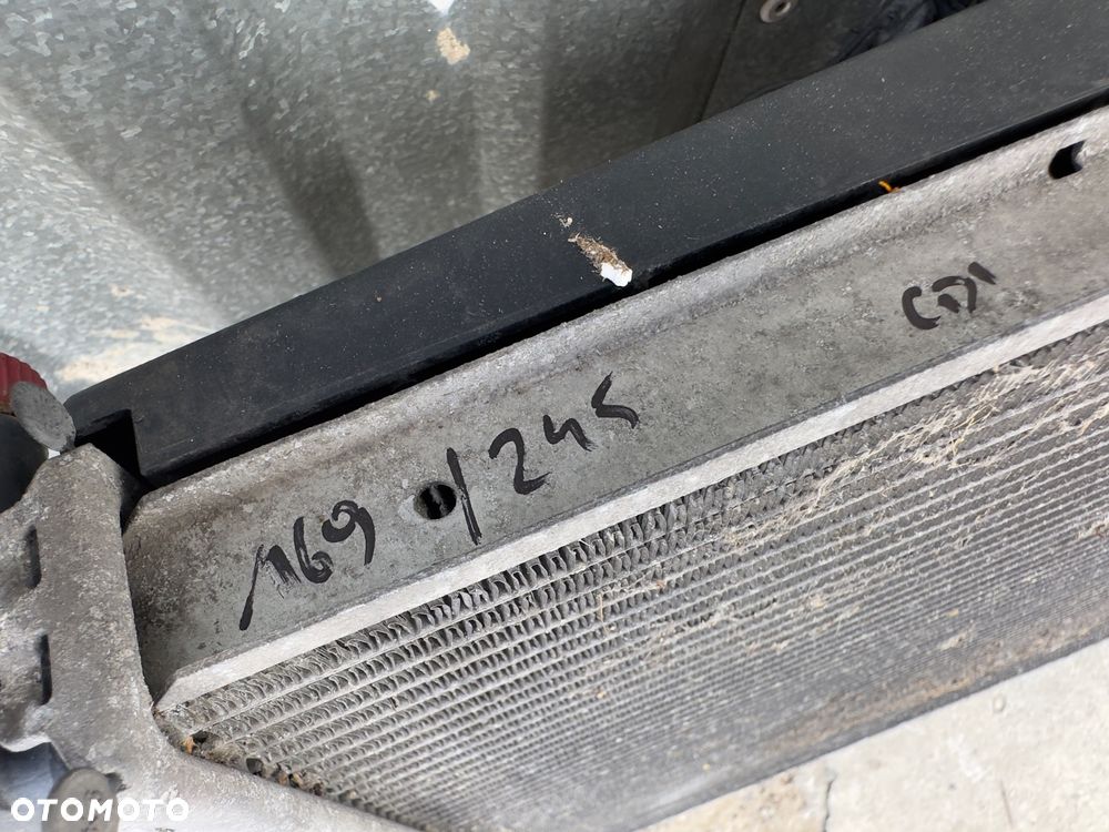 mercedes B 245 belka zderzaka chłodnice cdi woda  klima cooler - 14