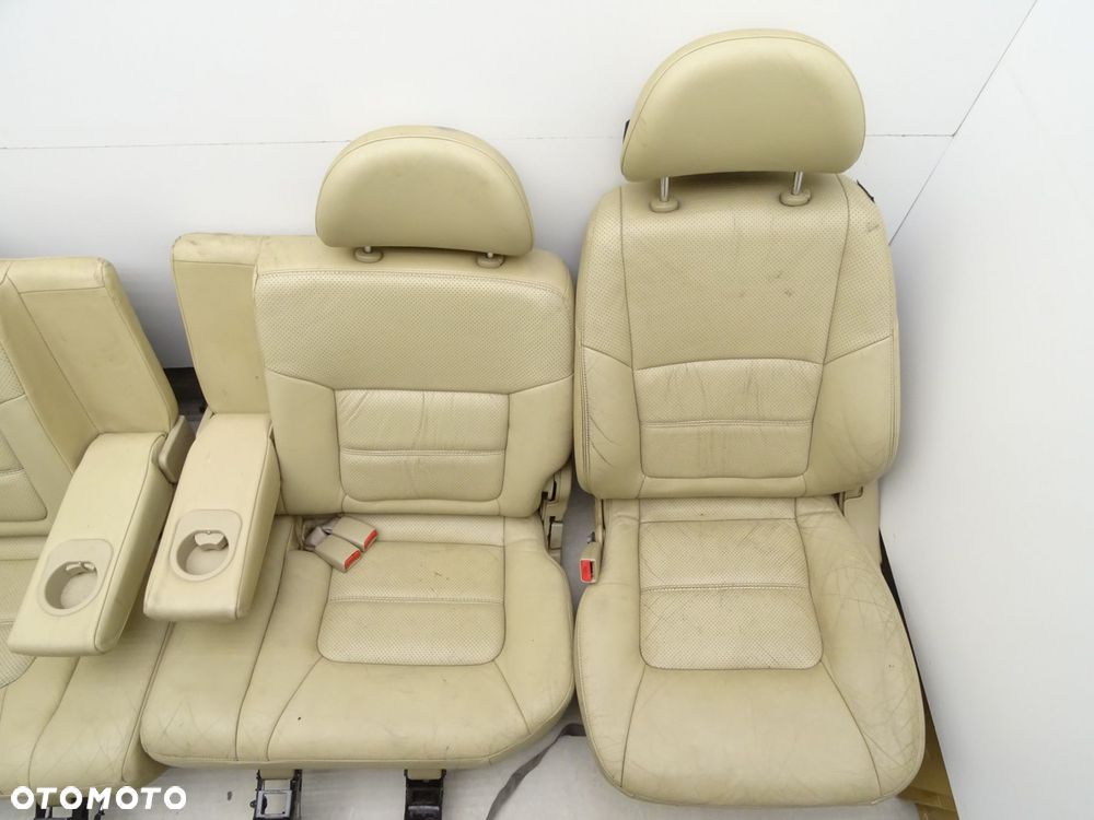 Komplet foteli przód tył bagażnik 7 miejsc nissan patrol gr y61 - 5